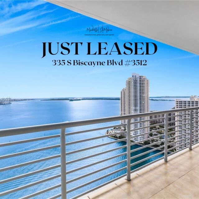 Just leased this luxury, furnished, exquisite bayfront 3 bedroom, 2 bathroom residence with stunning water views at One Miami Condominiums in Downtown Miami. ⁠
⁠
Looking for a rental for the winter season? Get ahead of the rush and start looking now. ⁠
⁠
Feel free to reach out and contact me! ⁠
⁠
📱 (561) 715-9601⁠
💻️ michelledimarco.com⁠
📧 mdimarco@onesothebysrealty.com⁠
⁠
𝘜𝘯𝘮𝘢𝘵𝘤𝘩𝘦𝘥 𝘴𝘦𝘳𝘷𝘪𝘤𝘦, 𝘨𝘭𝘰𝘣𝘢𝘭 𝘳𝘦𝘢𝘤𝘩, 𝘭𝘰𝘤𝘢𝘭 𝘦𝘹𝘱𝘦𝘳𝘵𝘪𝘴𝘦⁠
