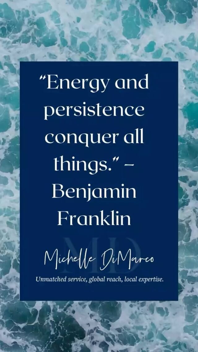 Energy and persistence conquer all things.” – Benjamin Franklin

📱 (561) 715-9601⁠
💻️ michelledimarco.com⁠
📧 mdimarco@onesothebysrealty.com⁠
⁠
𝘜𝘯𝘮𝘢𝘵𝘤𝘩𝘦𝘥 𝘴𝘦𝘳𝘷𝘪𝘤𝘦, 𝘨𝘭𝘰𝘣𝘢𝘭 𝘳𝘦𝘢𝘤𝘩, 𝘭𝘰𝘤𝘢𝘭 𝘦𝘹𝘱𝘦𝘳𝘵𝘪𝘴𝘦