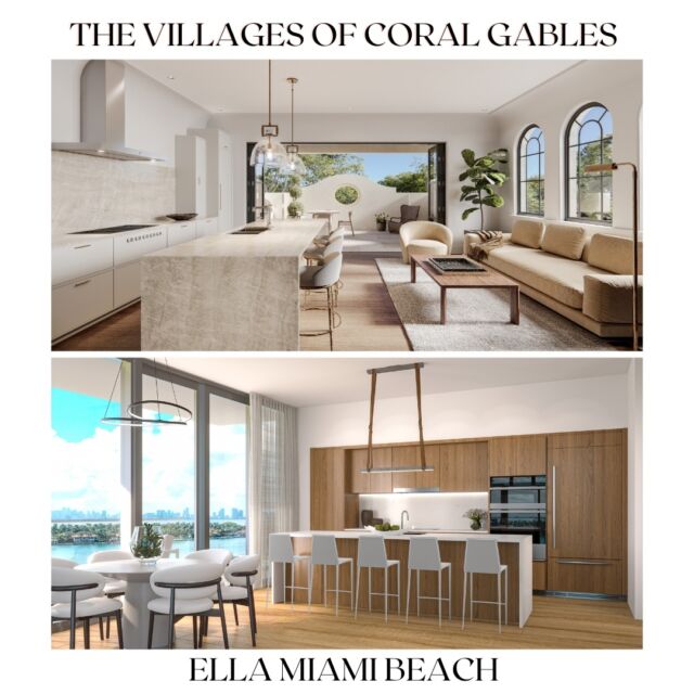 Kitchens of Miami’s New Development Projects. Which one is your favorite? Feel free to comment below your favorite. ⁠
⁠
📱 (561) 715-9601⁠
💻️ michelledimarco.com⁠
📧 mdimarco@onesothebysrealty.com⁠
⁠
𝘜𝘯𝘮𝘢𝘵𝘤𝘩𝘦𝘥 𝘴𝘦𝘳𝘷𝘪𝘤𝘦, 𝘨𝘭𝘰𝘣𝘢𝘭 𝘳𝘦𝘢𝘤𝘩, 𝘭𝘰𝘤𝘢𝘭 𝘦𝘹𝘱𝘦𝘳𝘵𝘪𝘴𝘦⁠