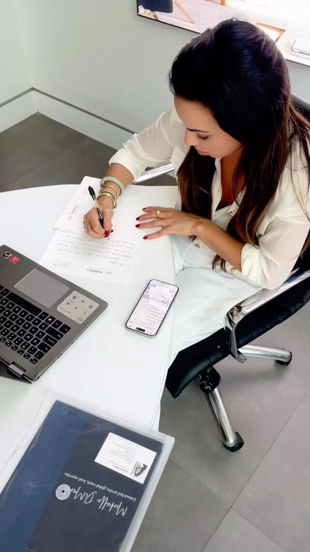 Sending handwritten letters is my way of adding a personal touch to the real estate experience. Let’s turn your dreams into reality, one heartfelt note at a time!✨💌

📱 (561) 715-9601⁠
💻️ michelledimarco.com⁠
📧 mdimarco@onesothebysrealty.com⁠
⁠
𝘜𝘯𝘮𝘢𝘵𝘤𝘩𝘦𝘥 𝘴𝘦𝘳𝘷𝘪𝘤𝘦, 𝘨𝘭𝘰𝘣𝘢𝘭 𝘳𝘦𝘢𝘤𝘩, 𝘭𝘰𝘤𝘢𝘭 𝘦𝘹𝘱𝘦𝘳𝘵𝘪𝘴𝘦⁠