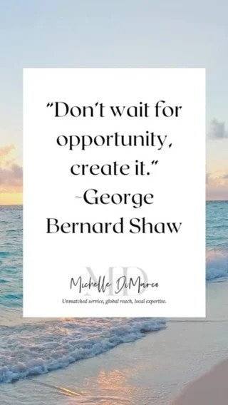 “Don’t wait for opportunity, create it.” ~George Bernard Shaw

📱 (561) 715-9601⁠
💻️ michelledimarco.com⁠
📧 mdimarco@onesothebysrealty.com⁠
⁠
𝘜𝘯𝘮𝘢𝘵𝘤𝘩𝘦𝘥 𝘴𝘦𝘳𝘷𝘪𝘤𝘦, 𝘨𝘭𝘰𝘣𝘢𝘭 𝘳𝘦𝘢𝘤𝘩, 𝘭𝘰𝘤𝘢𝘭 𝘦𝘹𝘱𝘦𝘳𝘵𝘪𝘴𝘦⁠

#realestate #quoteoftheday #quotes #inspire #inspiration