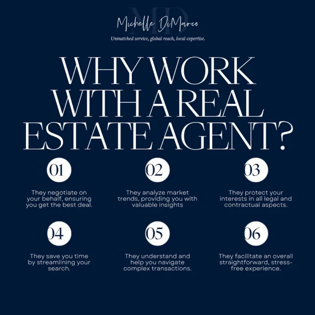 Why work with a Real Estate Agent? 

📱 (561) 715-9601⁠
💻️ michelledimarco.com⁠
📧 mdimarco@onesothebysrealty.com⁠
⁠
𝘜𝘯𝘮𝘢𝘵𝘤𝘩𝘦𝘥 𝘴𝘦𝘳𝘷𝘪𝘤𝘦, 𝘨𝘭𝘰𝘣𝘢𝘭 𝘳𝘦𝘢𝘤𝘩, 𝘭𝘰𝘤𝘢𝘭 𝘦𝘹𝘱𝘦𝘳𝘵𝘪𝘴𝘦⁠

#homebuyer #homesellers #realestateagent