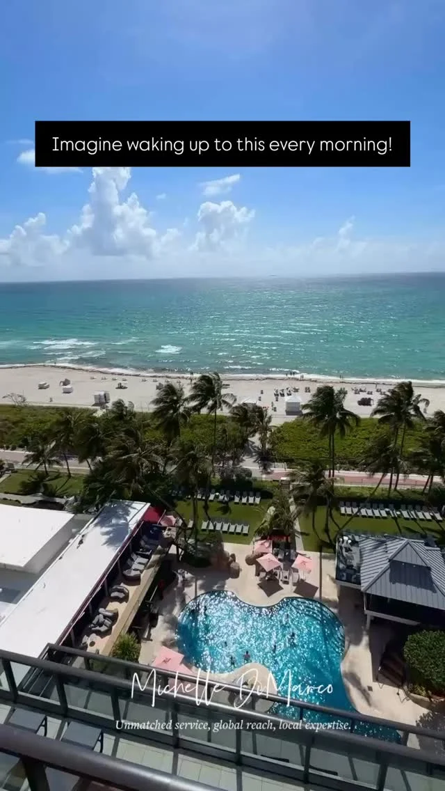 Ocean views, sea breezes, and front-row seats to every sunrise—this is Miami Beach living. 🌊✨

Whether you’re looking for a vacation home or a forever one, nothing beats waking up to the water.

📱 (561) 715-9601⁠
💻️ michelledimarco.com⁠
📧 mdimarco@onesothebysrealty.com⁠
⁠
𝘜𝘯𝘮𝘢𝘵𝘤𝘩𝘦𝘥 𝘴𝘦𝘳𝘷𝘪𝘤𝘦, 𝘨𝘭𝘰𝘣𝘢𝘭 𝘳𝘦𝘢𝘤𝘩, 𝘭𝘰𝘤𝘢𝘭 𝘦𝘹𝘱𝘦𝘳𝘵𝘪𝘴𝘦⁠
